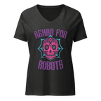 RfR Dia de los Muertos Women’s relaxed v-neck t-shirt