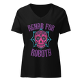 RfR Dia de los Muertos Women’s relaxed v-neck t-shirt