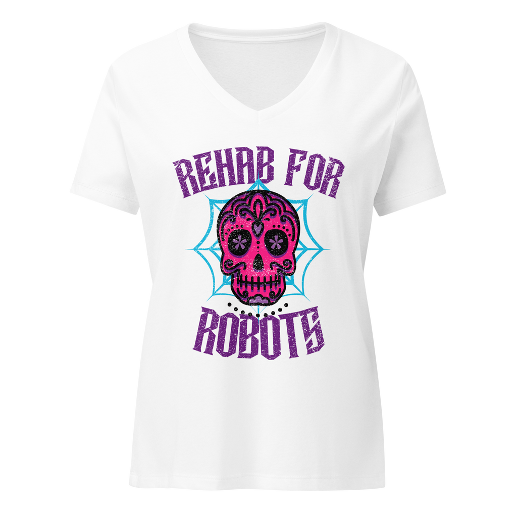 RfR Dia de los Muertos Women’s relaxed v-neck t-shirt