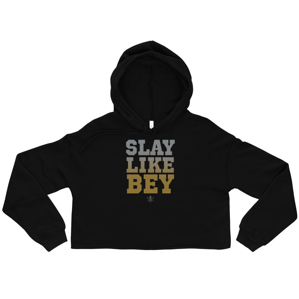 Slay Like Bey Crop Hoodie