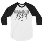 "UNAPOLOGETICALLY Black" 3/4 Raglan